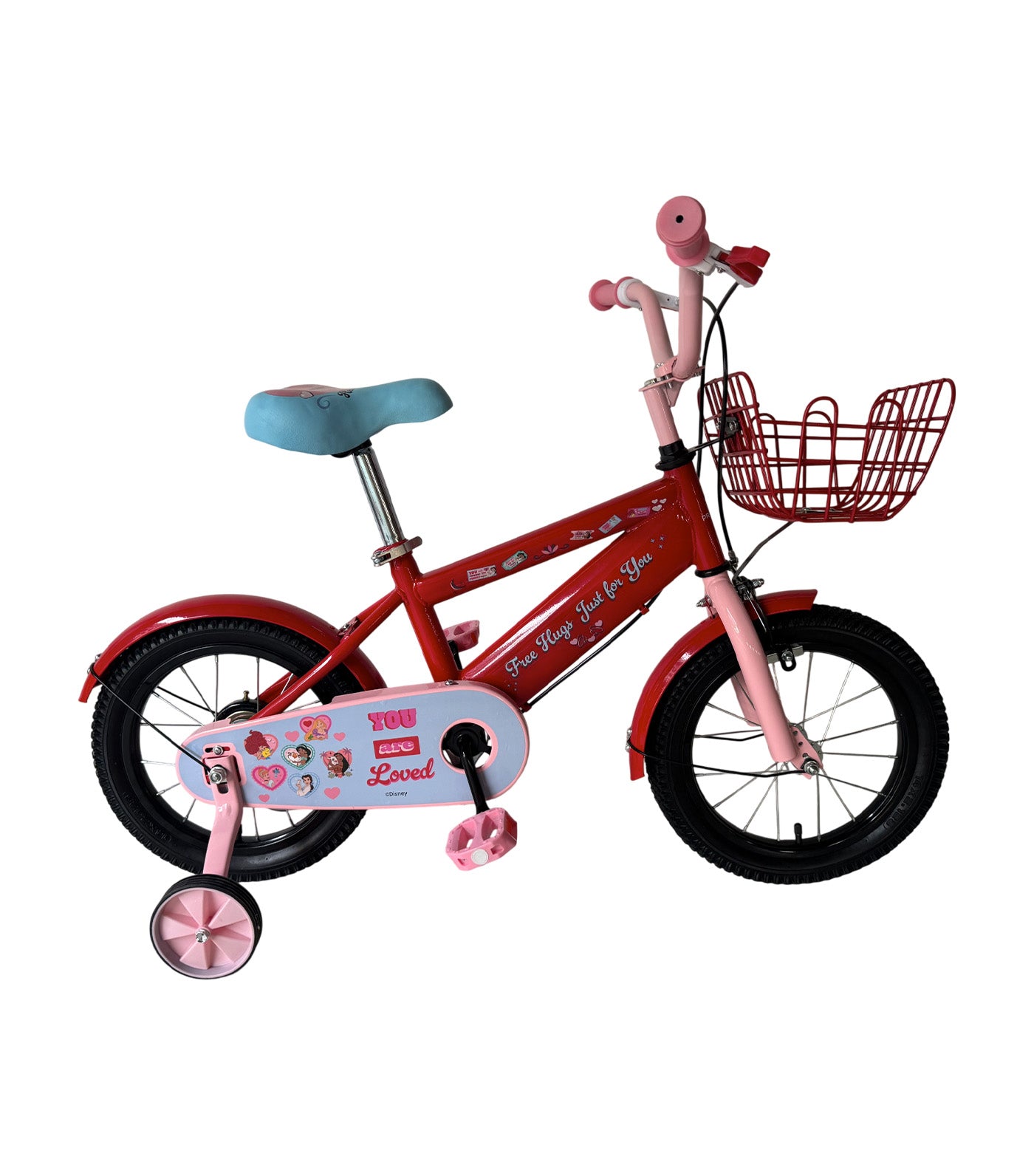 Princess Bike with Basket 14 in