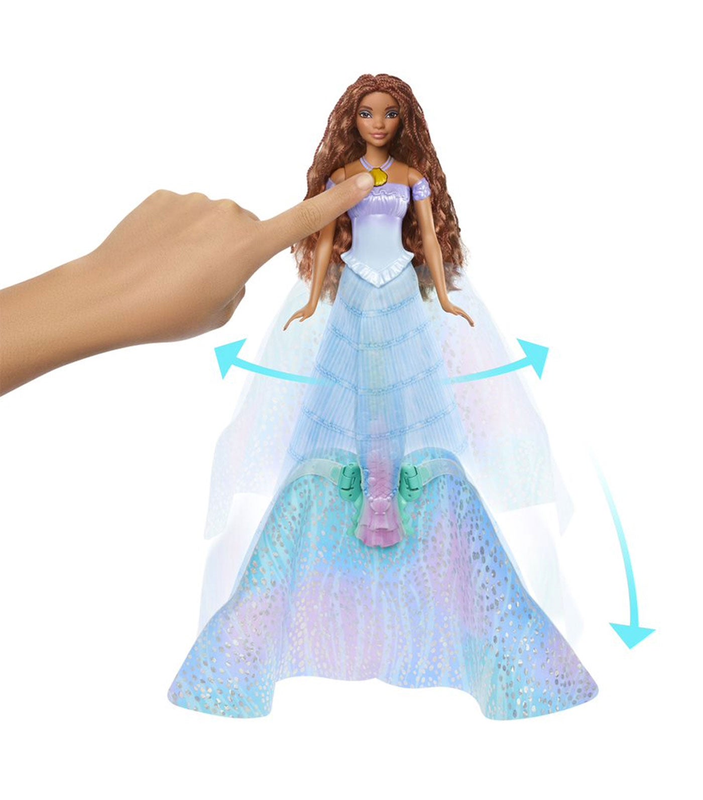 Disney The Little Mermaid Movie Transforming Ariel Doll