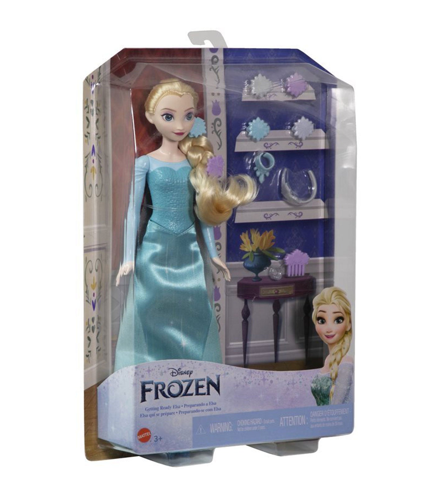 Getting Ready Frozen Elsa Doll