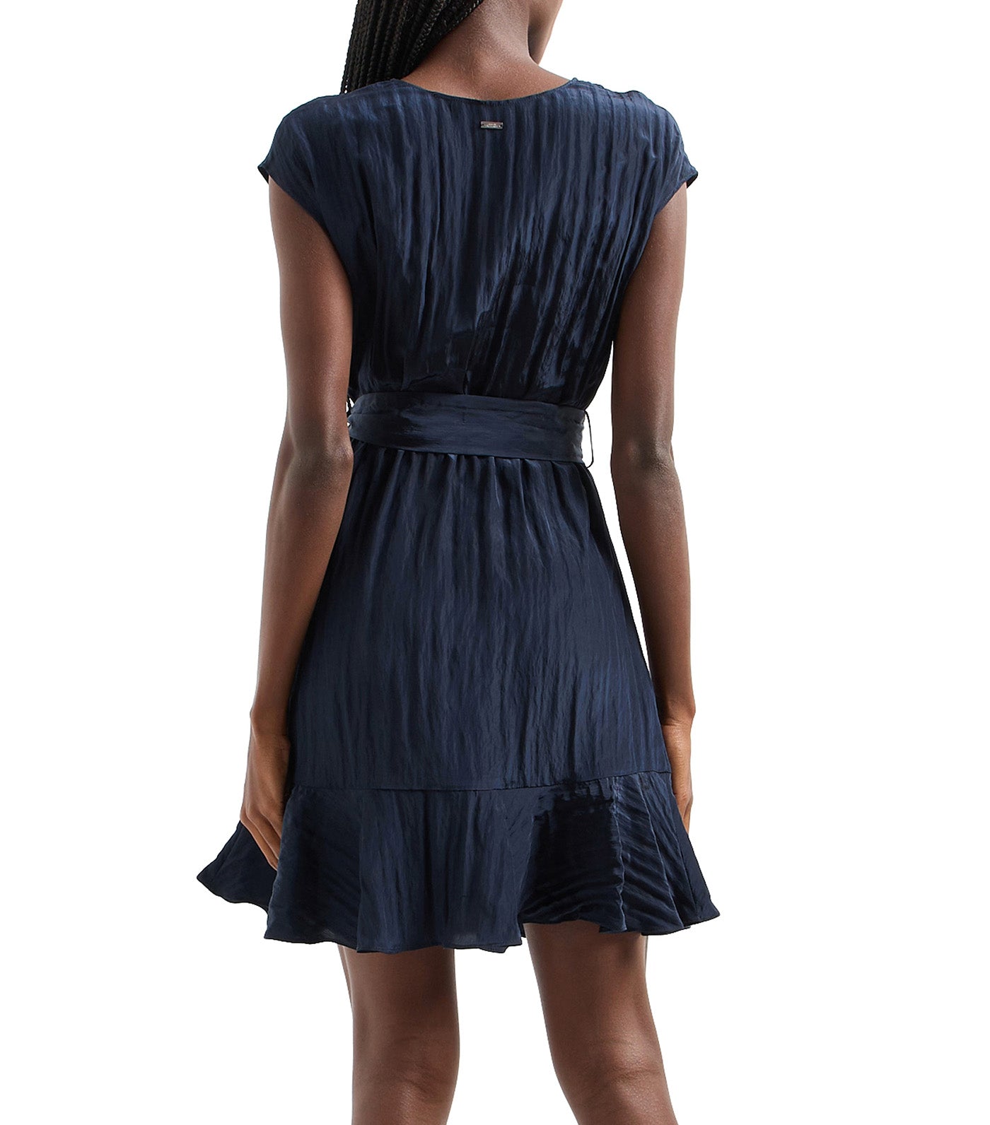 Bold Elegance Mini Dress Blueberry Jelly