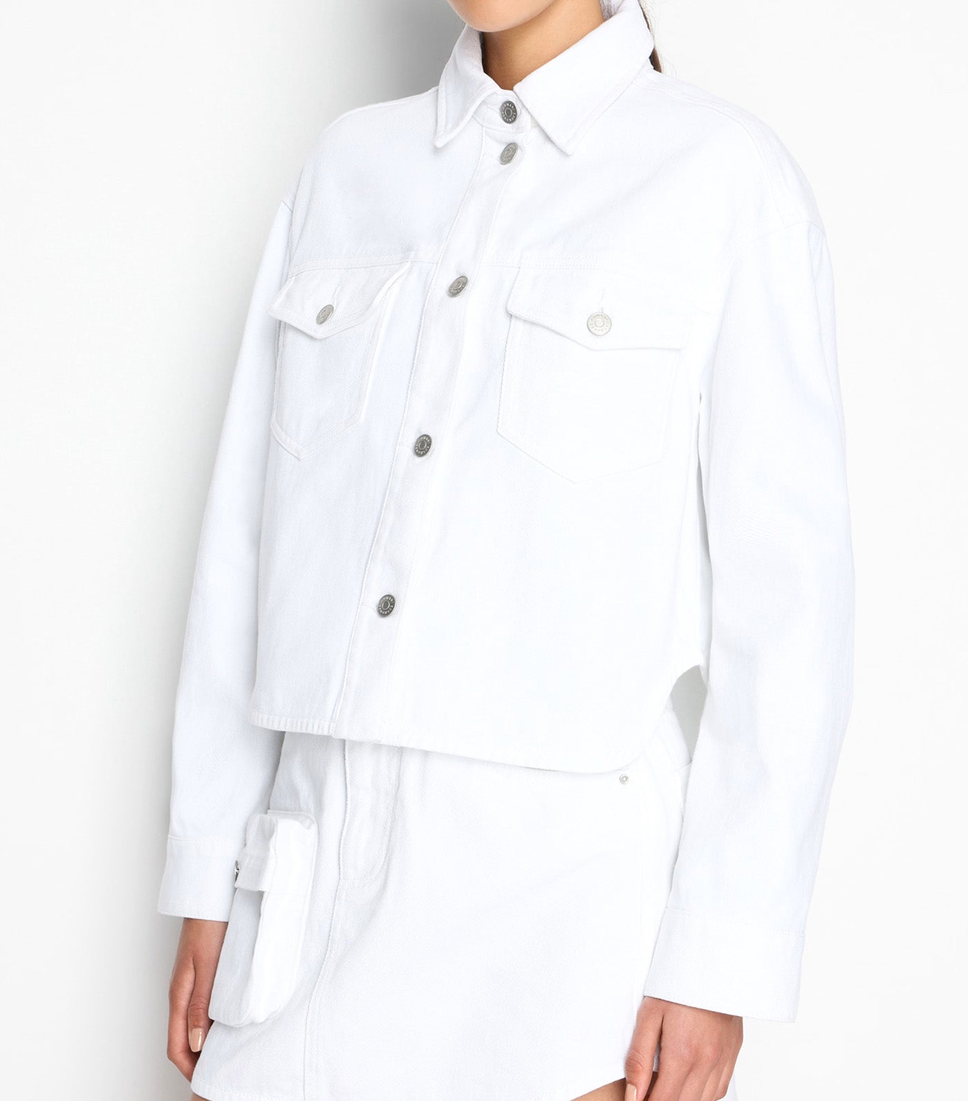 Used FX Denim Jacket White Denim