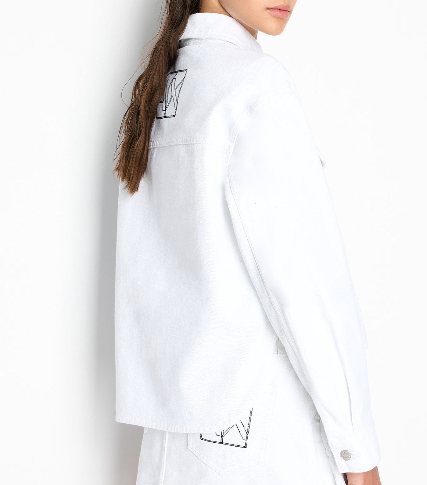 Used FX Denim Jacket White Denim