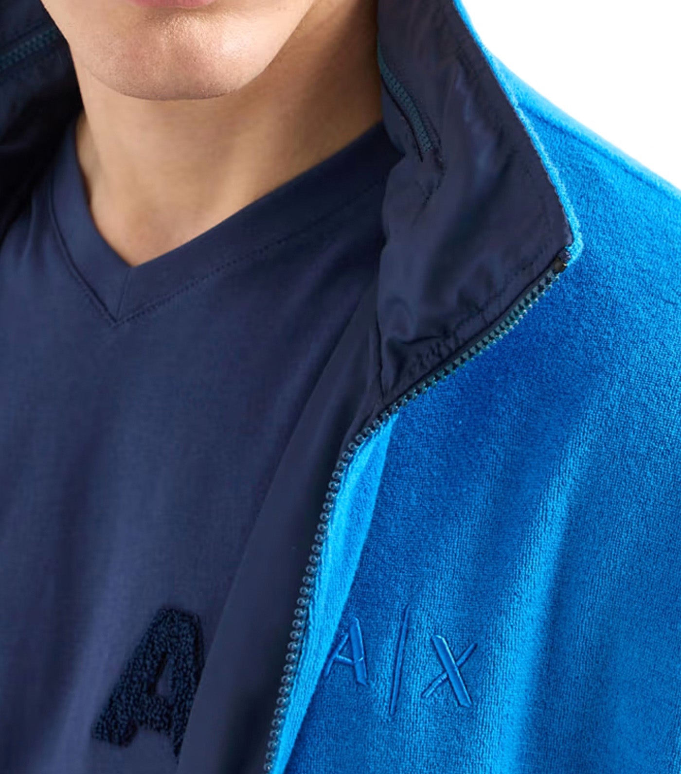 Blouson Coated Fabric Naval Academy/Dark Blue