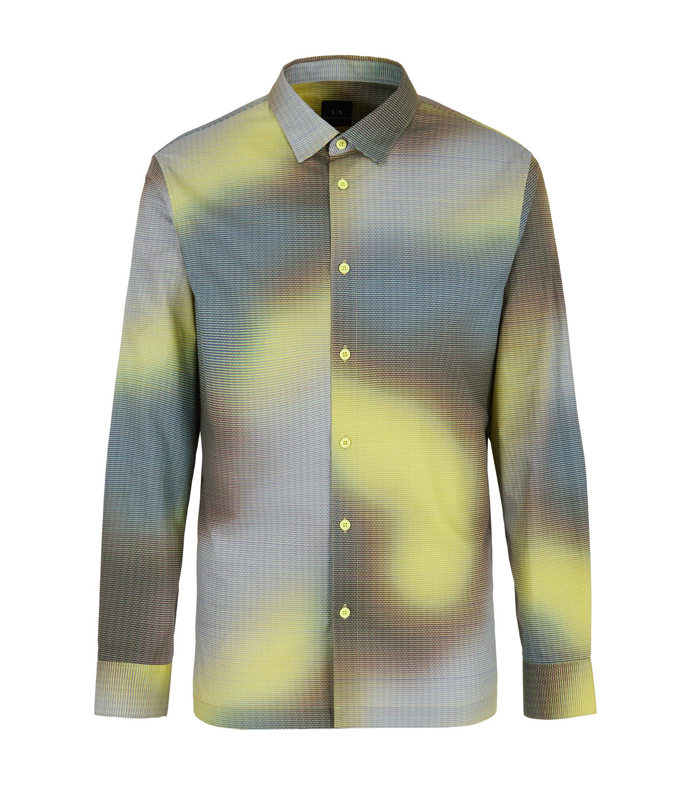 Meta Nature Collection Regular Fit Shirt Yellow Plum RGB Patt