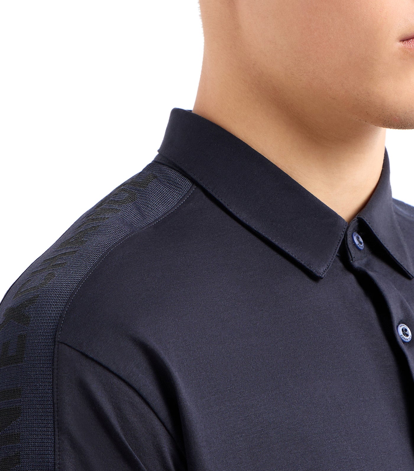 Logotape Classic Full Sleeves Shirt Deep Navy