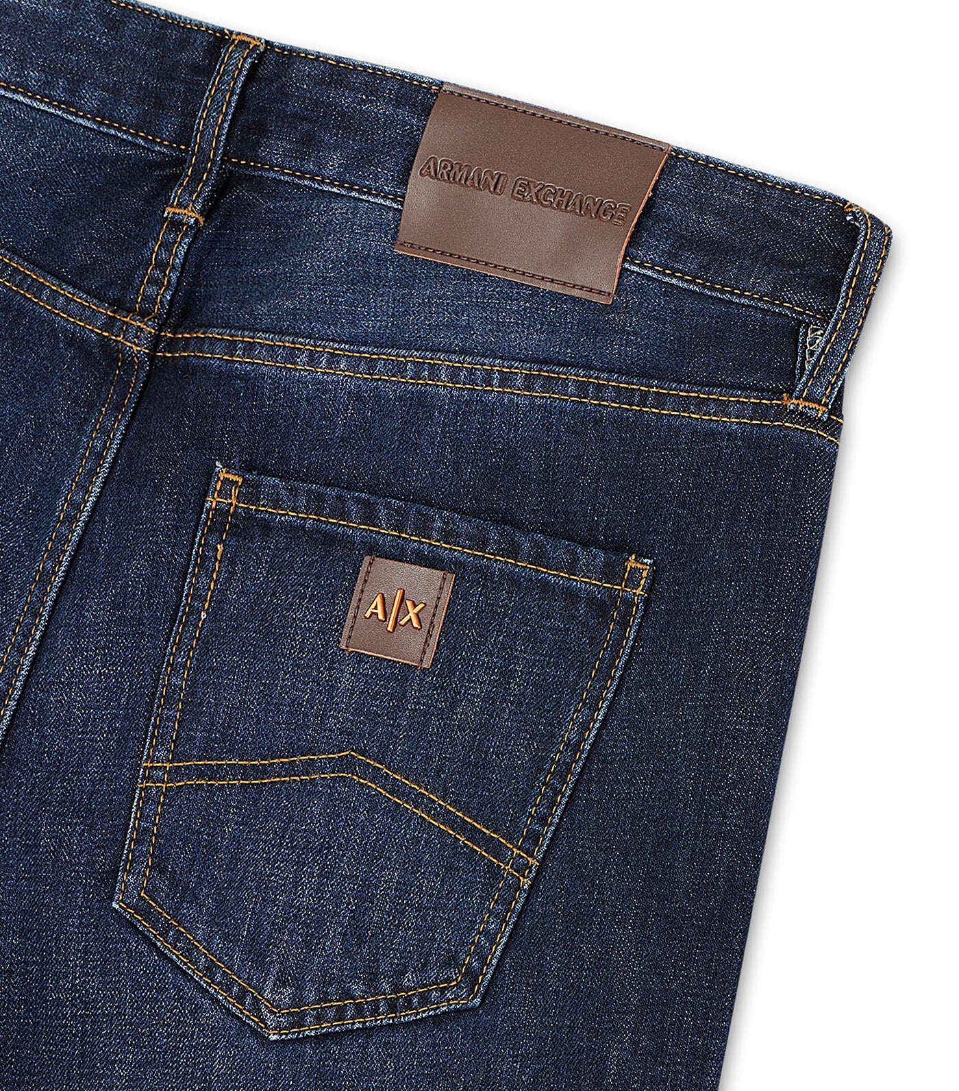Slim Fit Men's Dyed/Wash Jeans Indigo Denim