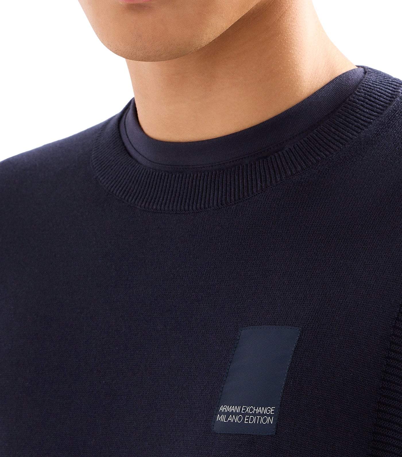 Boucle Crewneck Sweater Night Sky