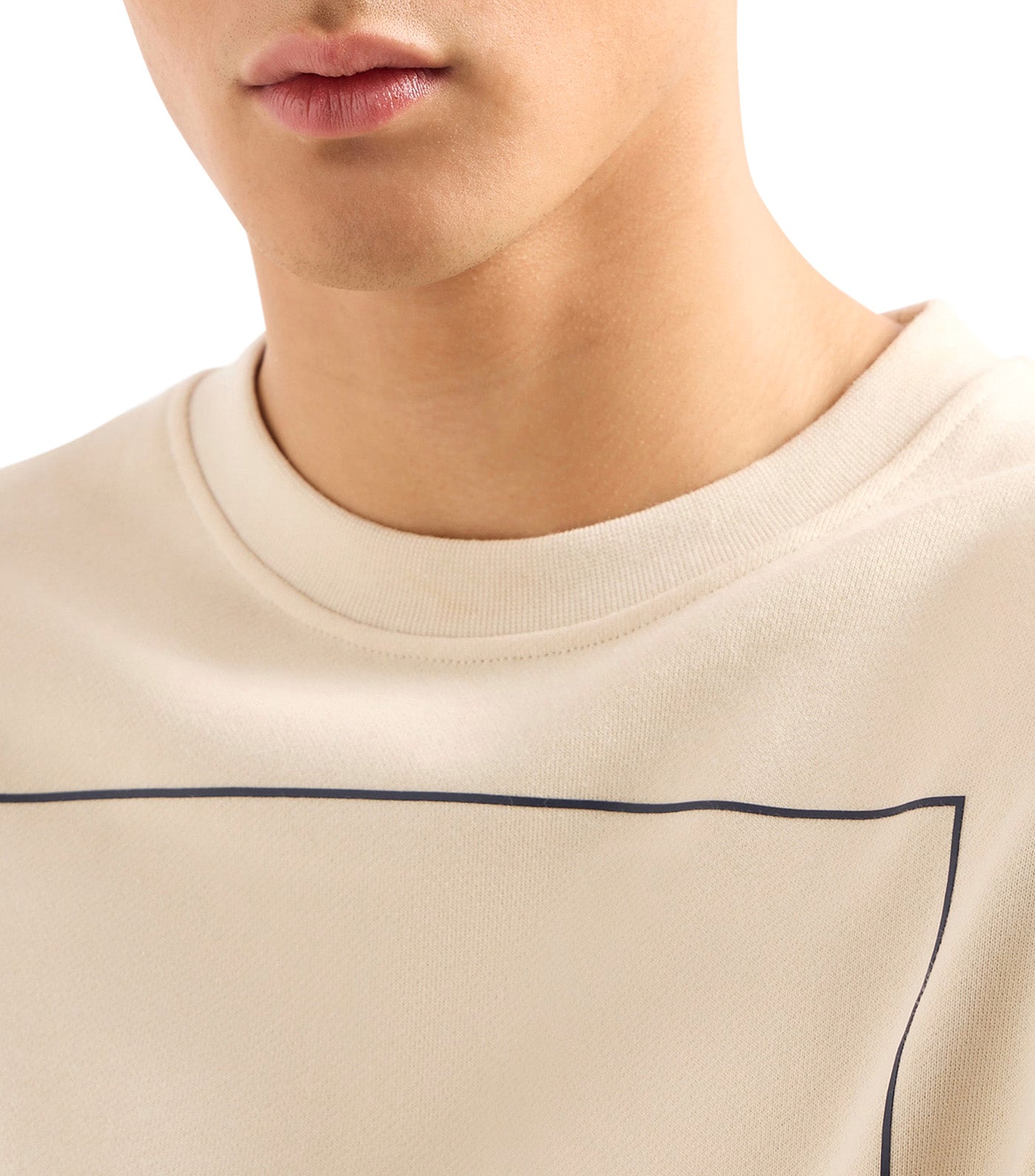 Stretchable Fabric Sweatshirt Fog