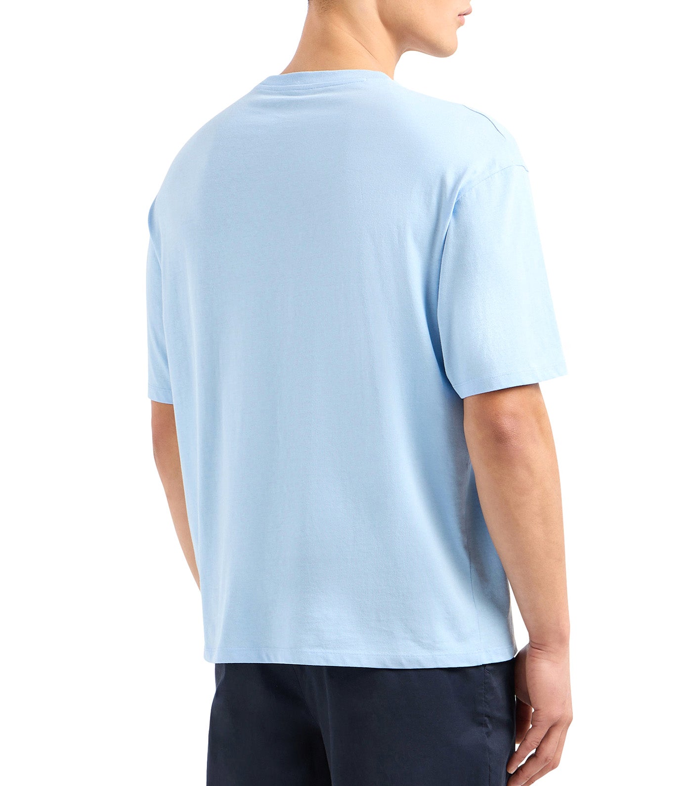 Milano Edition Crew Neck Relaxed Fit T-Shirt Placid Blue