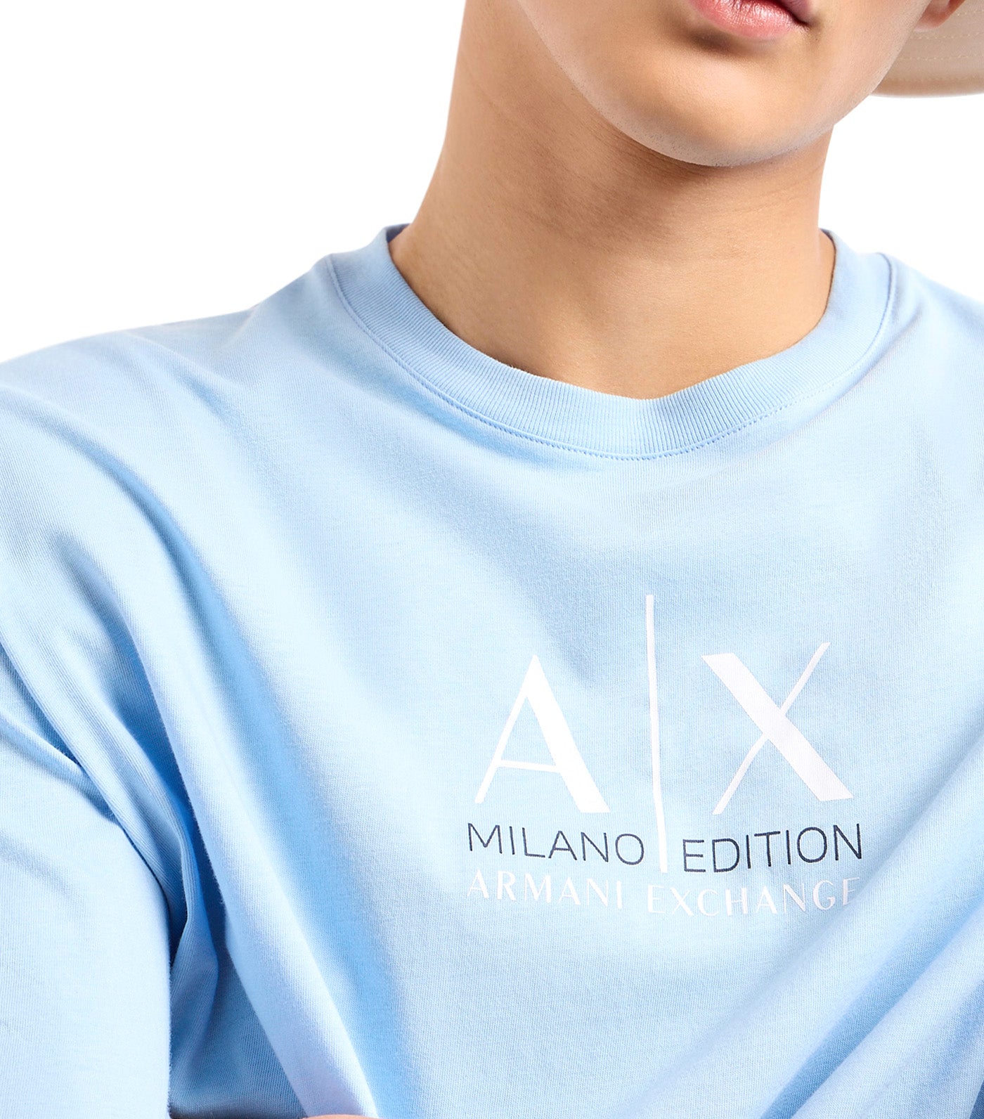 Milano Edition Crew Neck Relaxed Fit T-Shirt Placid Blue