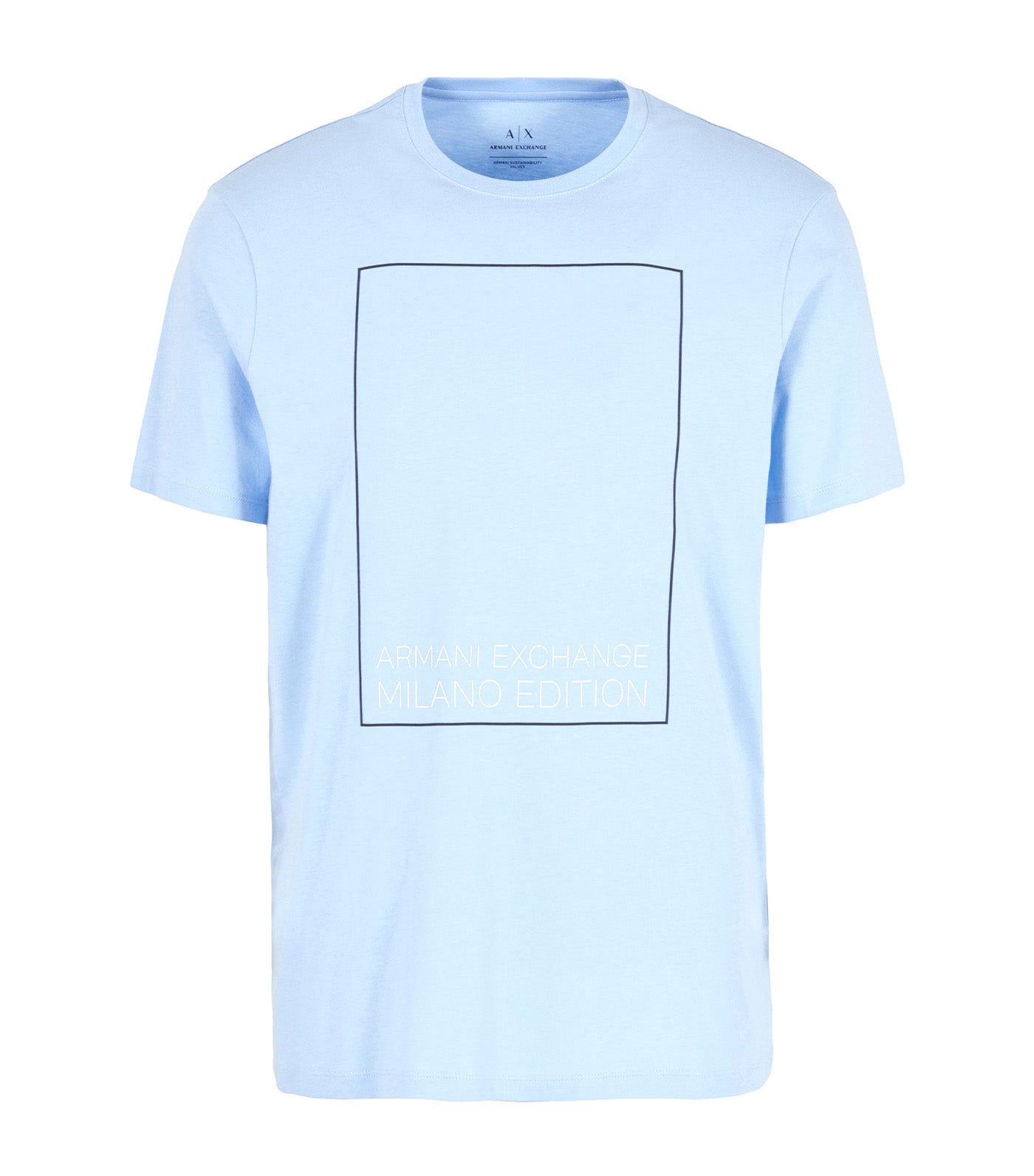 Regular Fit Tee Logo Placid Blue