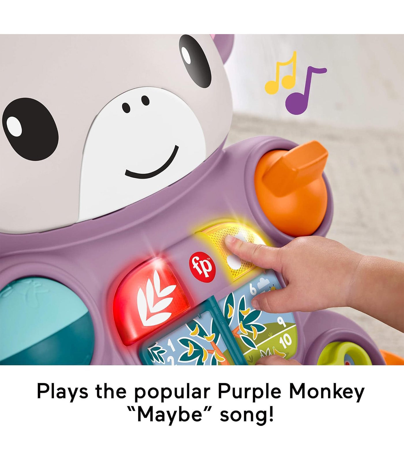 Learn With Me Purple Monkey Walker