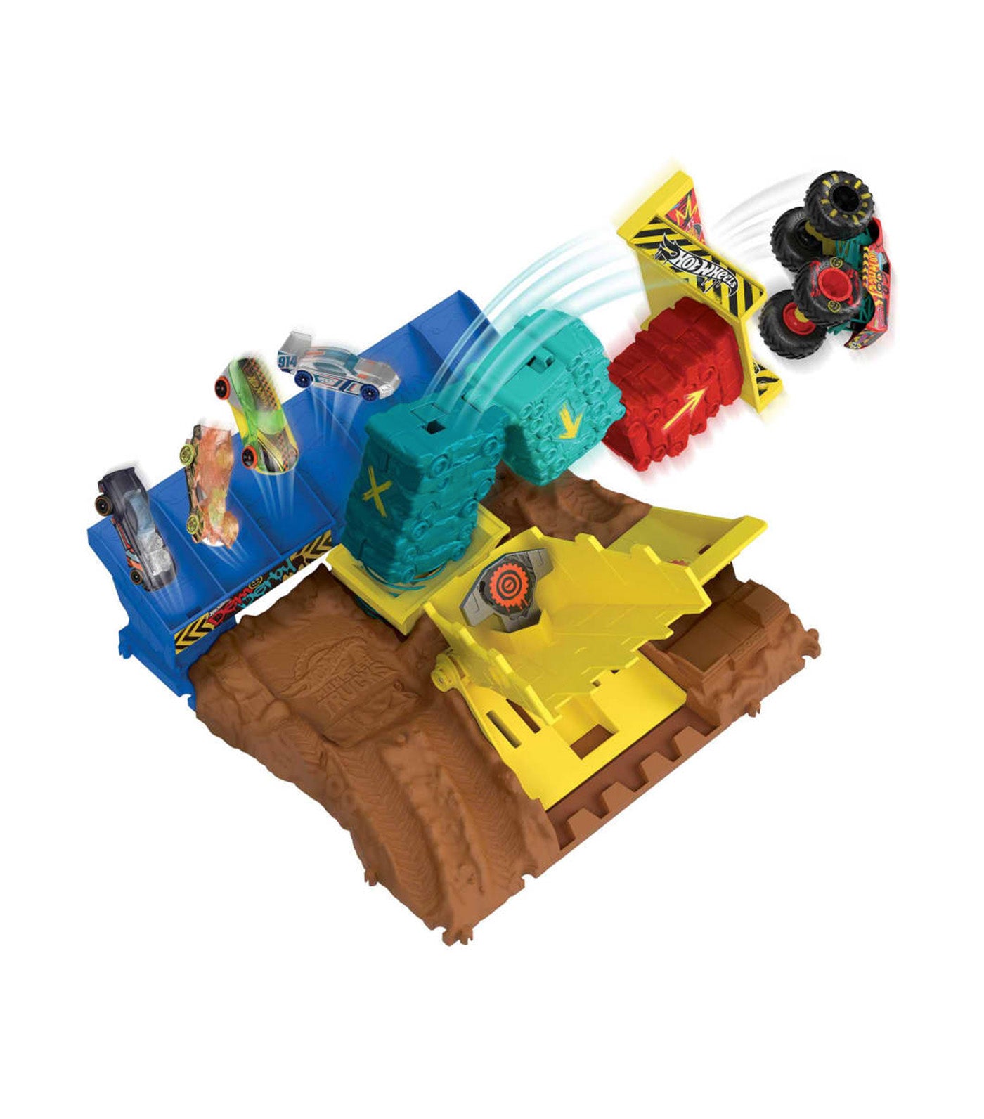 Monster Trucks Arena Smashers - Car Jump Challenge