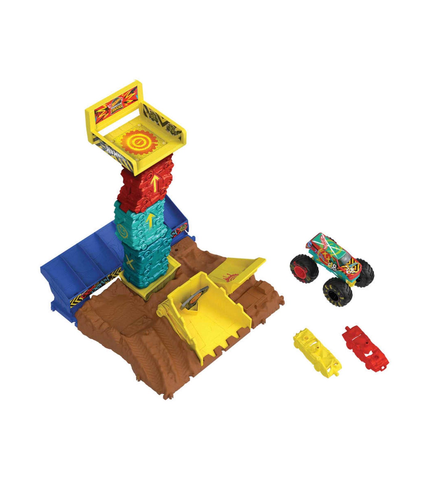 Monster Trucks Arena Smashers - Car Jump Challenge