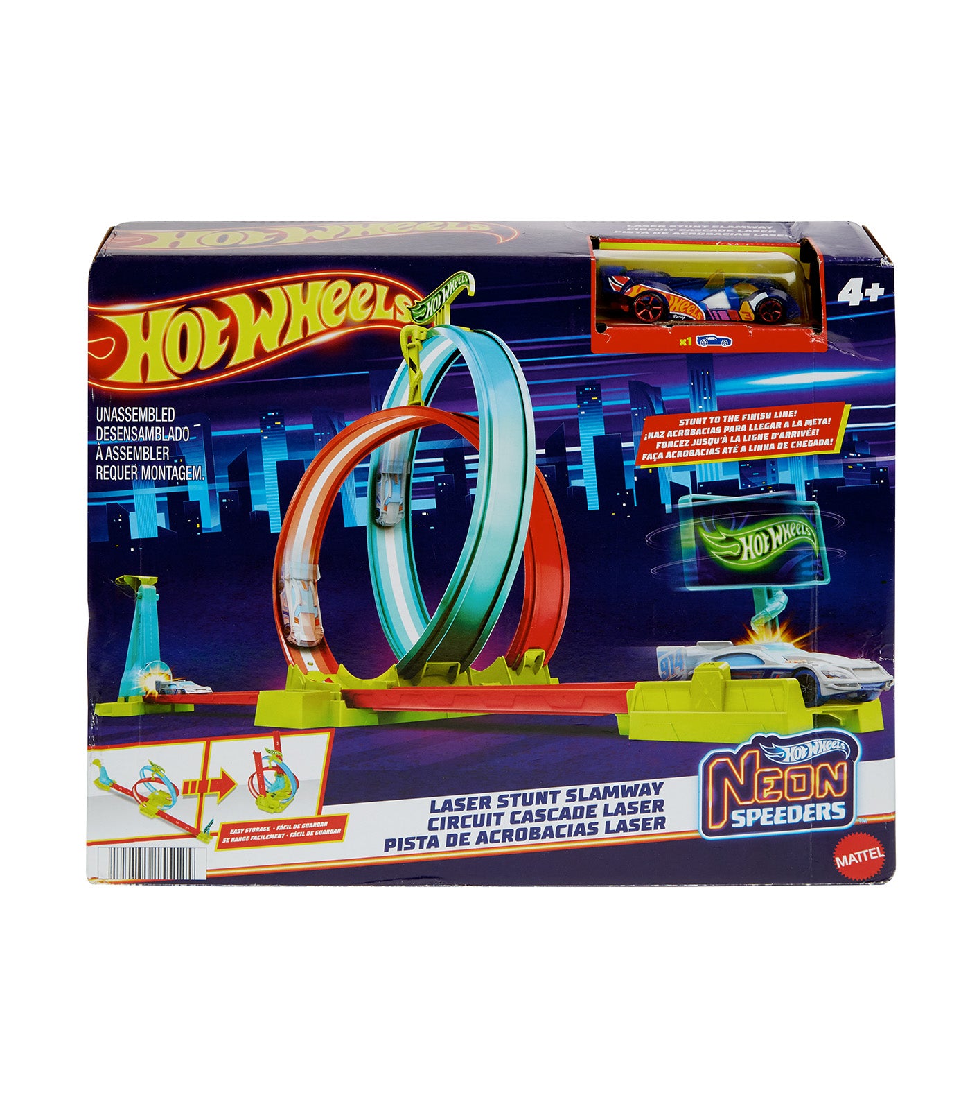 NeonSpeeders™ Double Twist Stunt