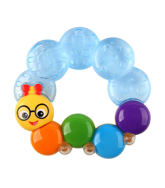 Teether-Pillar Rattle Toy