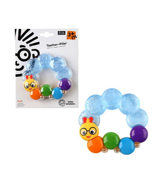 Teether-Pillar Rattle Toy
