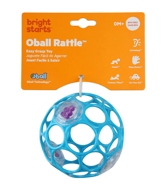 New Oball Rattle Blue