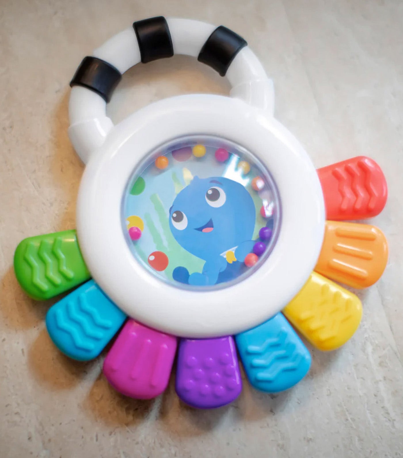 Baby Einstein Outstanding Opus the Octopus BPA-Free Rattle & Teether Sensory Toy