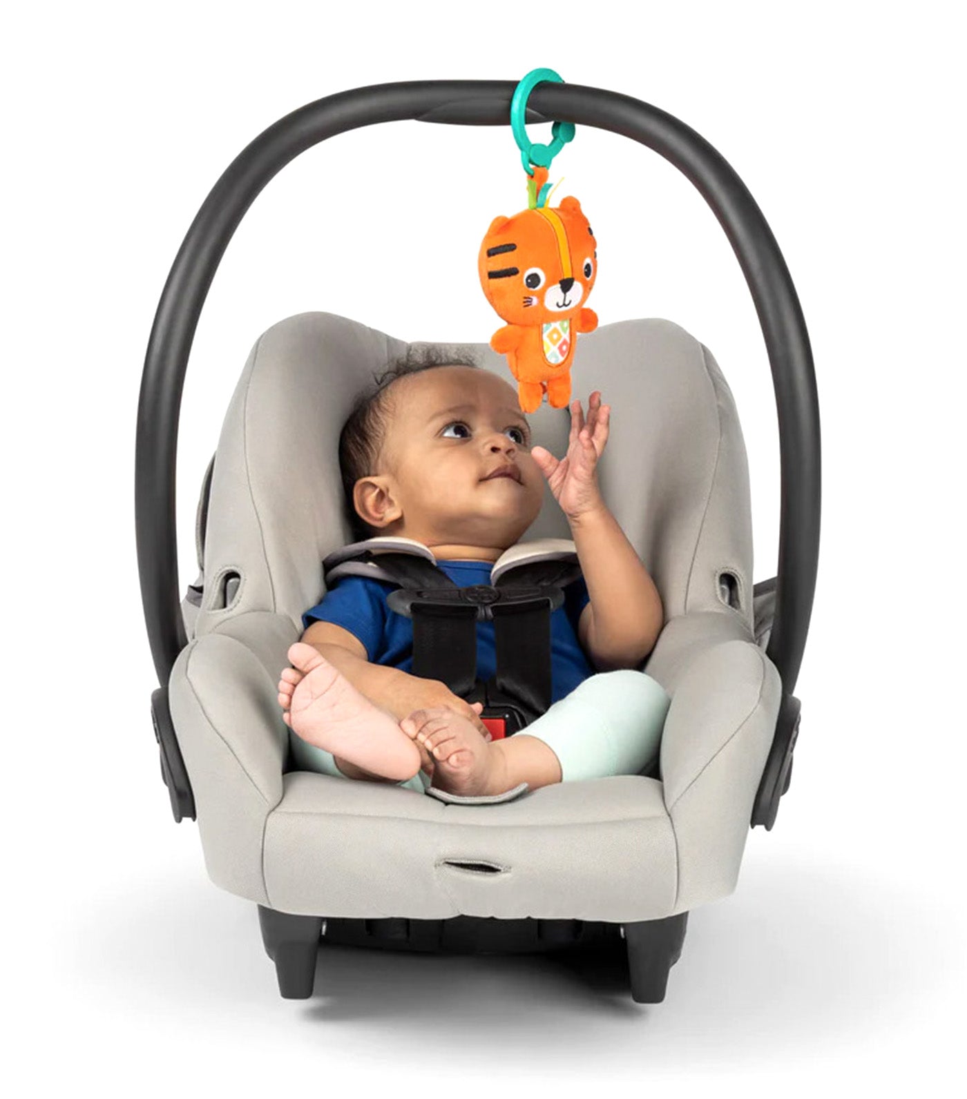 Bright Starts Jingle Joy Reach & Rattle Toy Tiger - Unisex