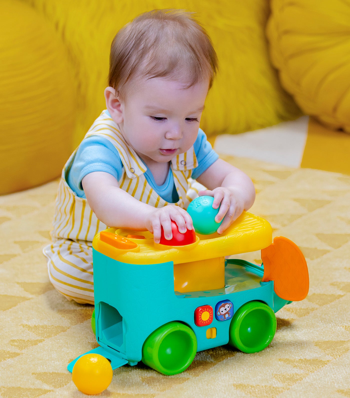 Pop & Roll Safari Bus Ball