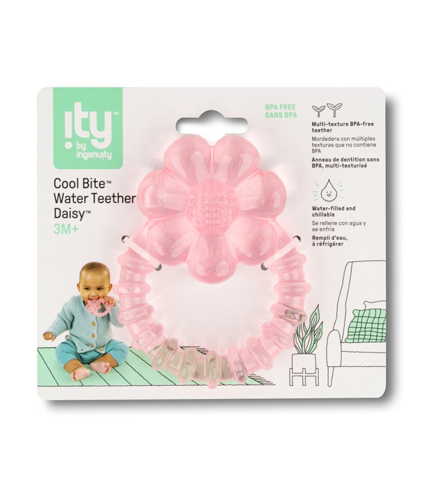 Ingenuity Cool Bite Water Teether Daisy