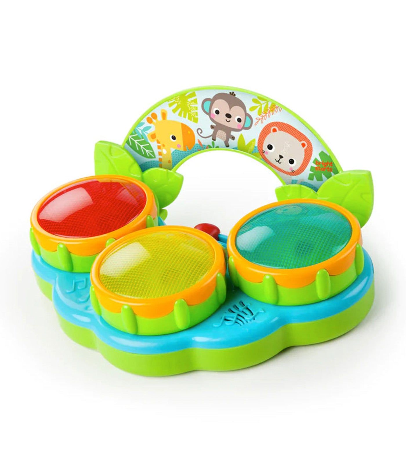 Bright Starts Safari Beats Musical Drum Toy with Lights