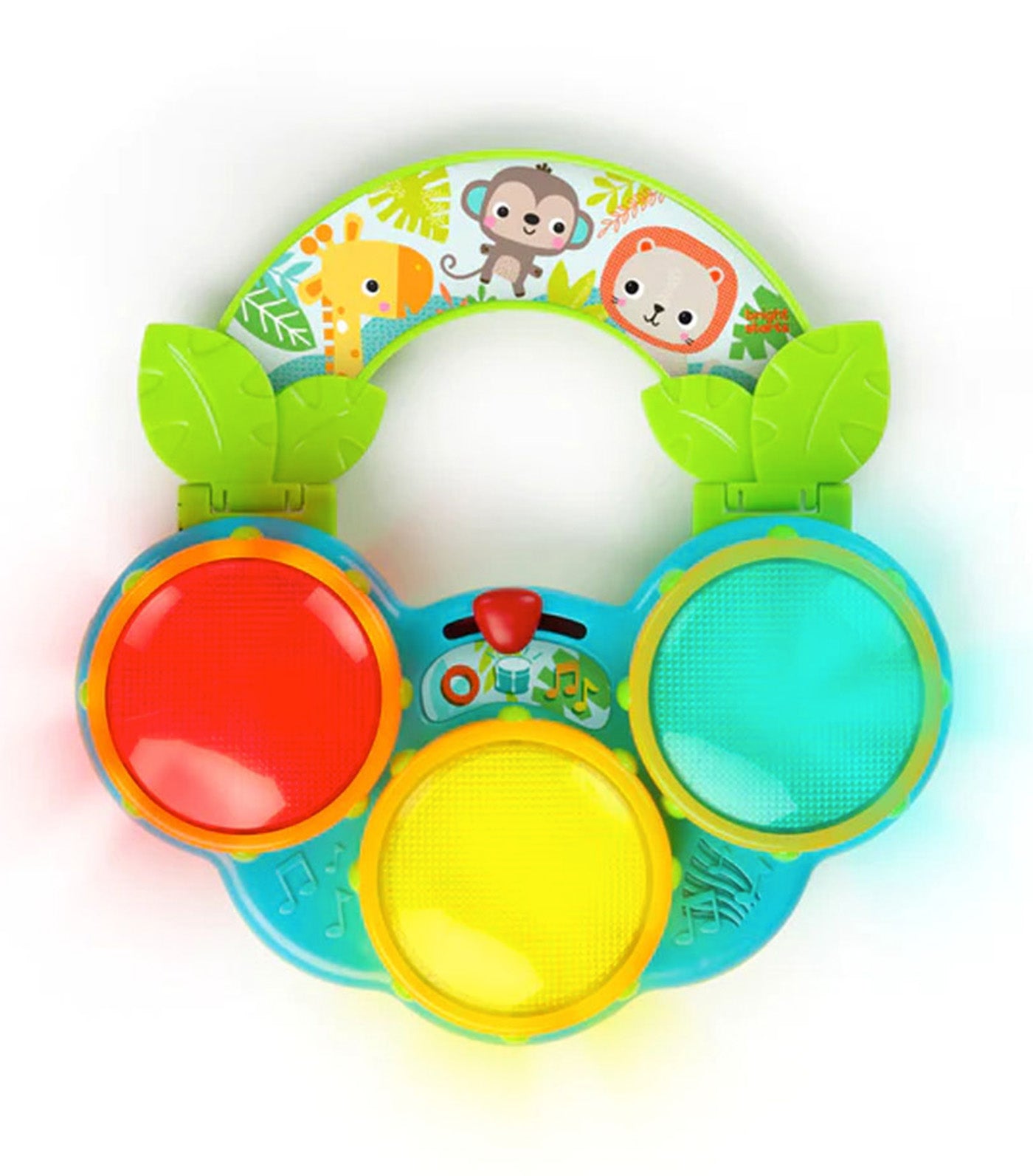 Bright Starts Safari Beats Musical Drum Toy with Lights