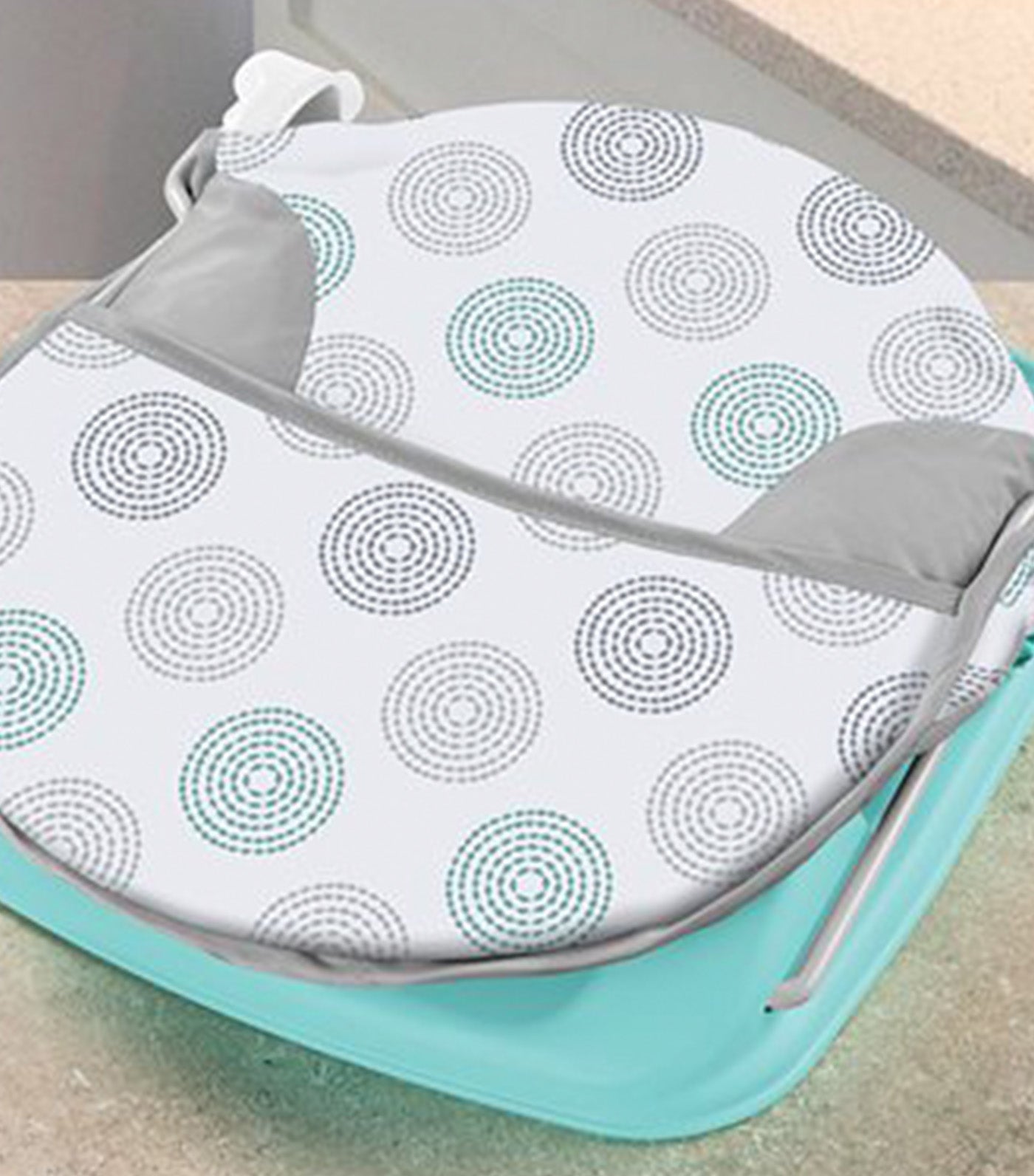 Deluxe Baby Bather Dashed Dots
