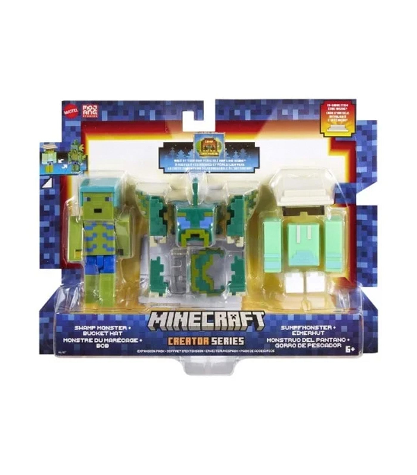 Minecraft Creator Series Expansion Pack - Swamp Monster + Bucket Hat
