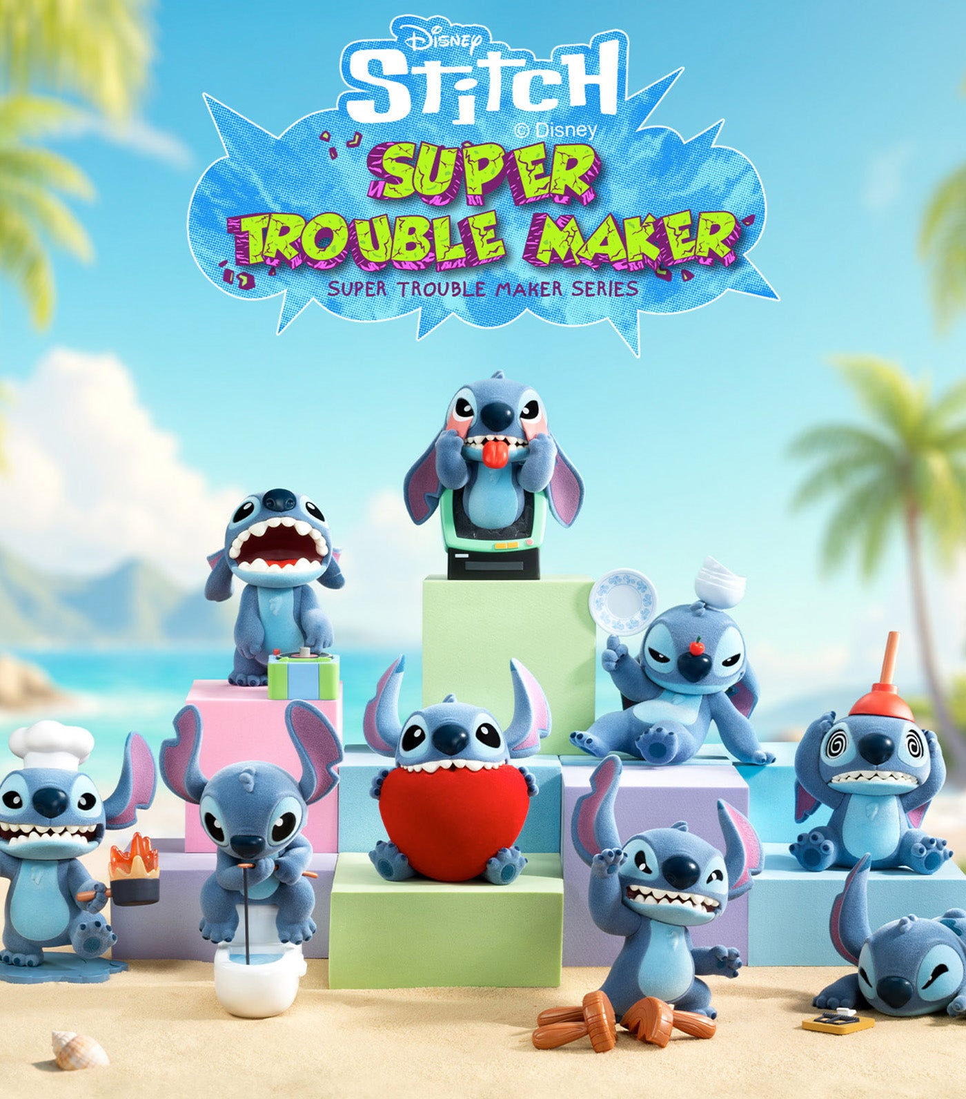 Stitch Super Trouble Maker Series Blind Box