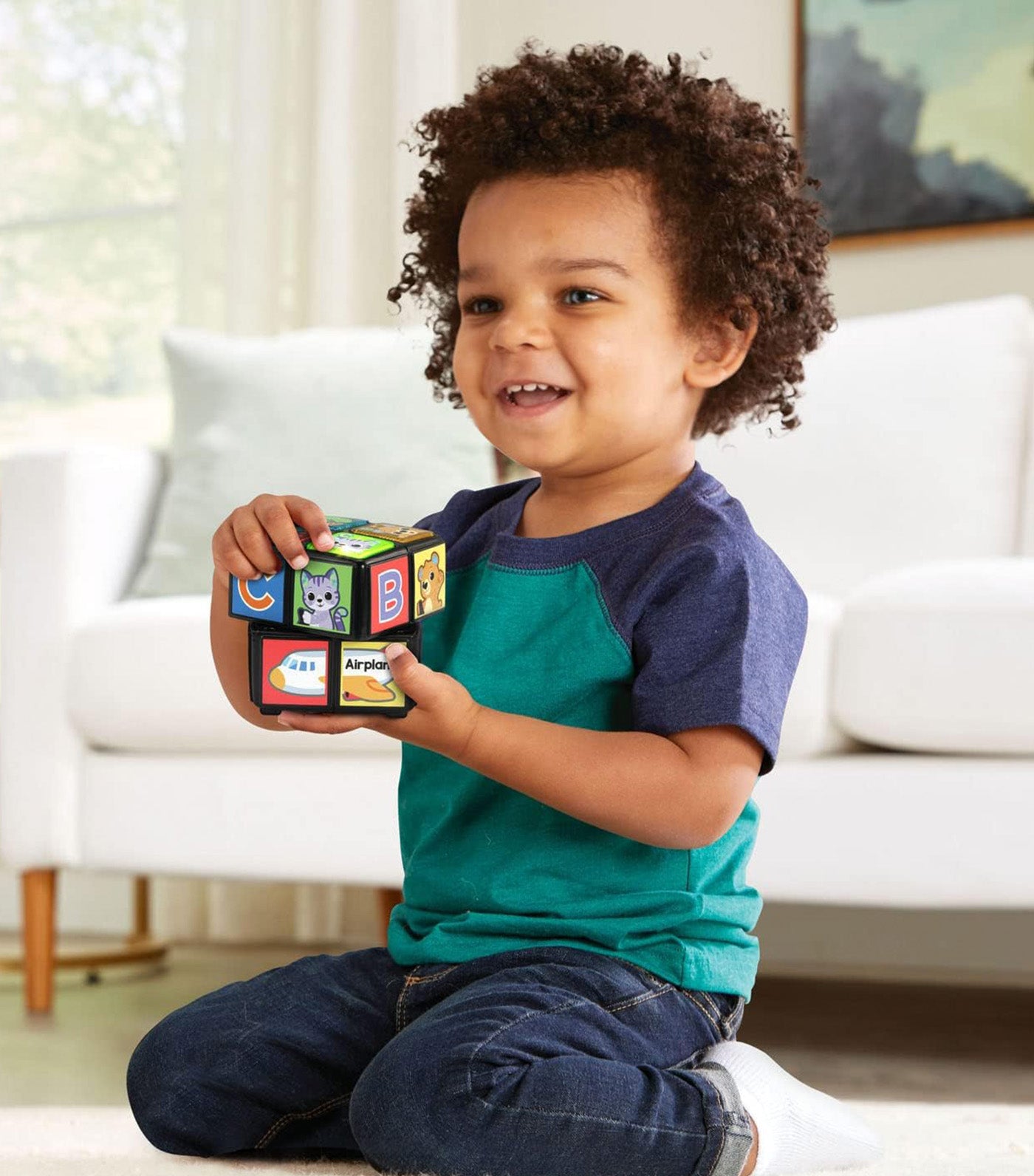 Twist & Teach Animal Cube