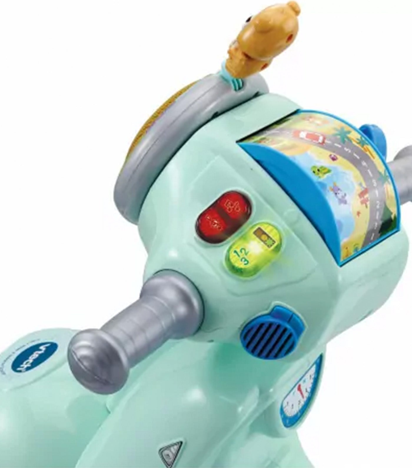 2-in-1 Ride and Balance Scooter Teal