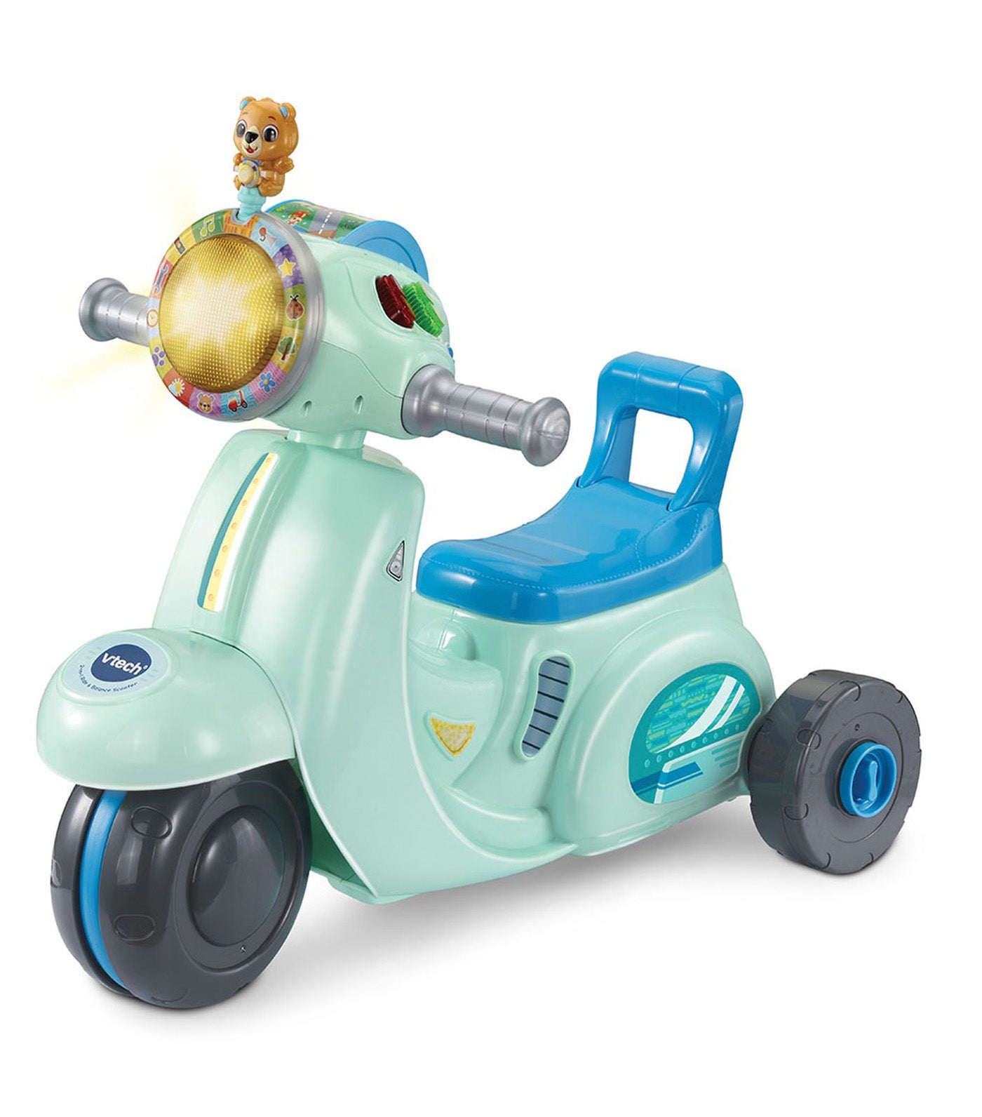 2-in-1 Ride and Balance Scooter Teal