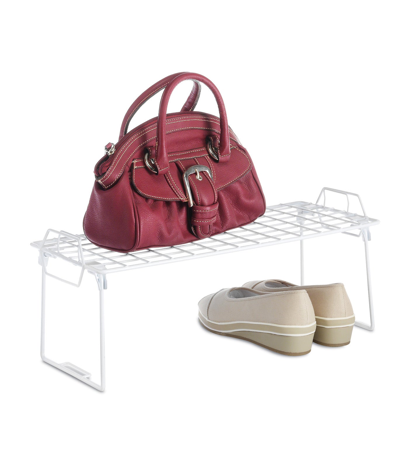 MakeRoom Grid Stacking Shelf