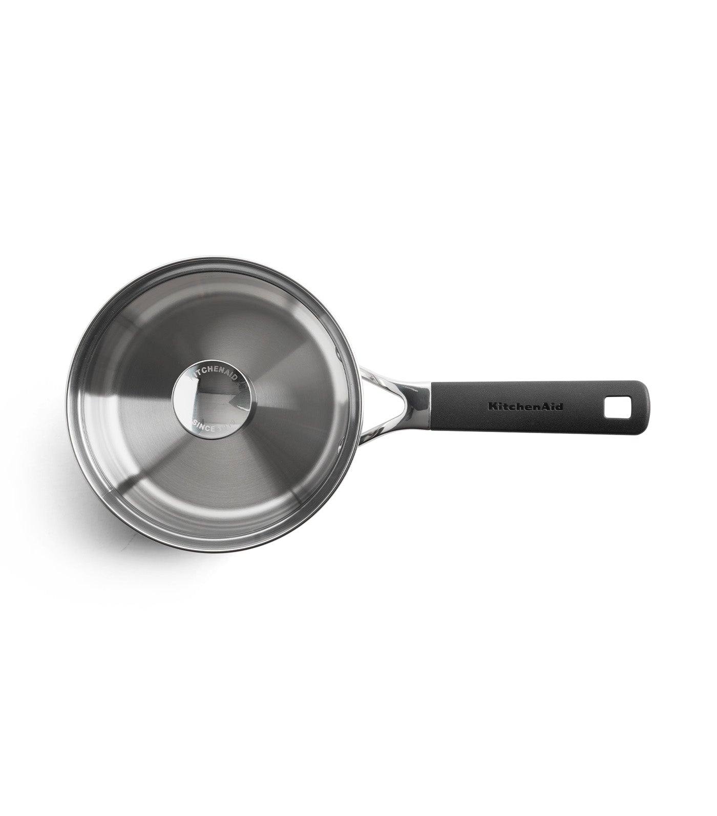 Classic Stainless Steel Covered Saucepan, Uncoated - 16cm