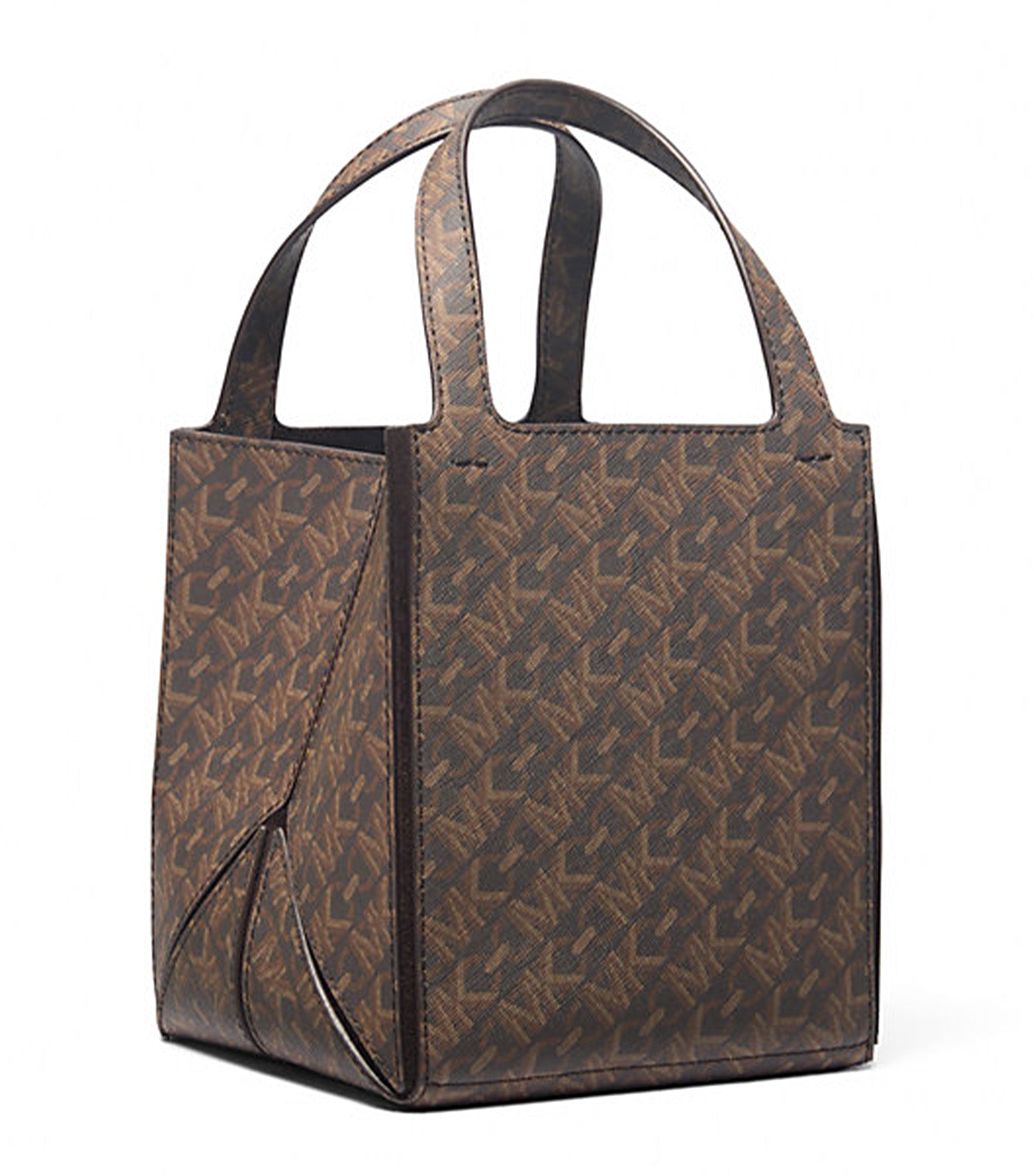 Jordi Small Empire Signature Logo Tote Bag Brown