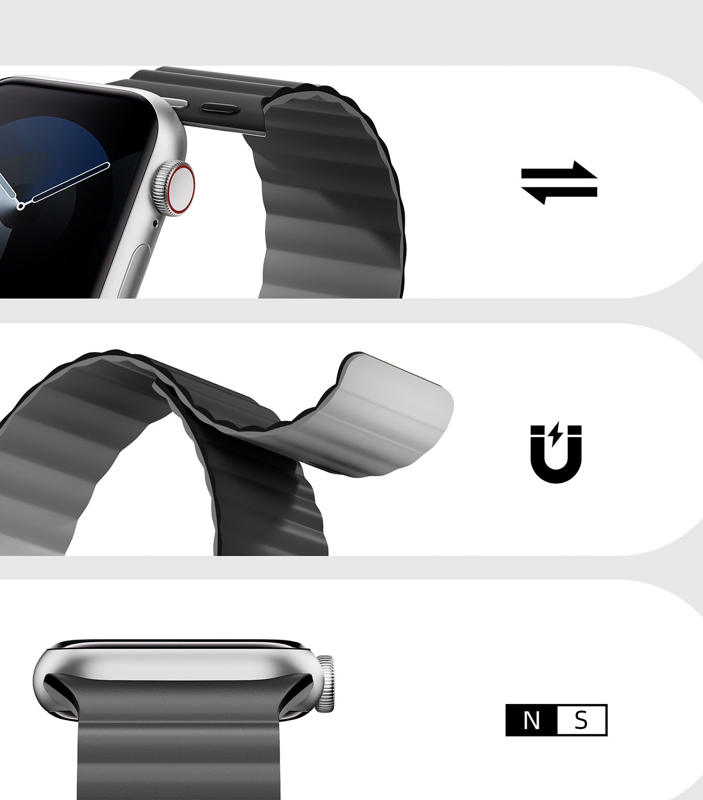 MagFlex 100 Reversible Magnetic Strap 42/44/45/49