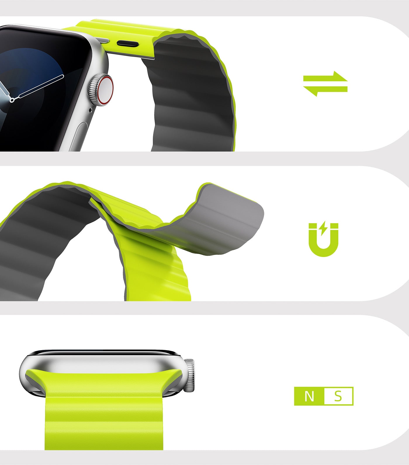 MagFlex 100 Reversible Magnetic Strap 42/44/45/49