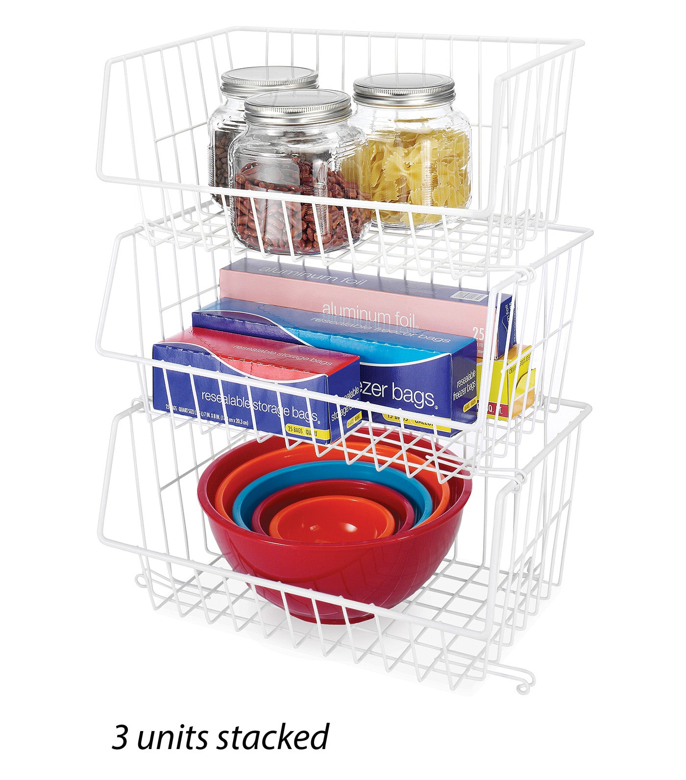 MakeRoom Wire Stackable Basket