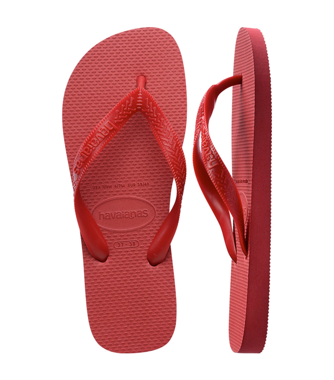 Top Flip Flops Red