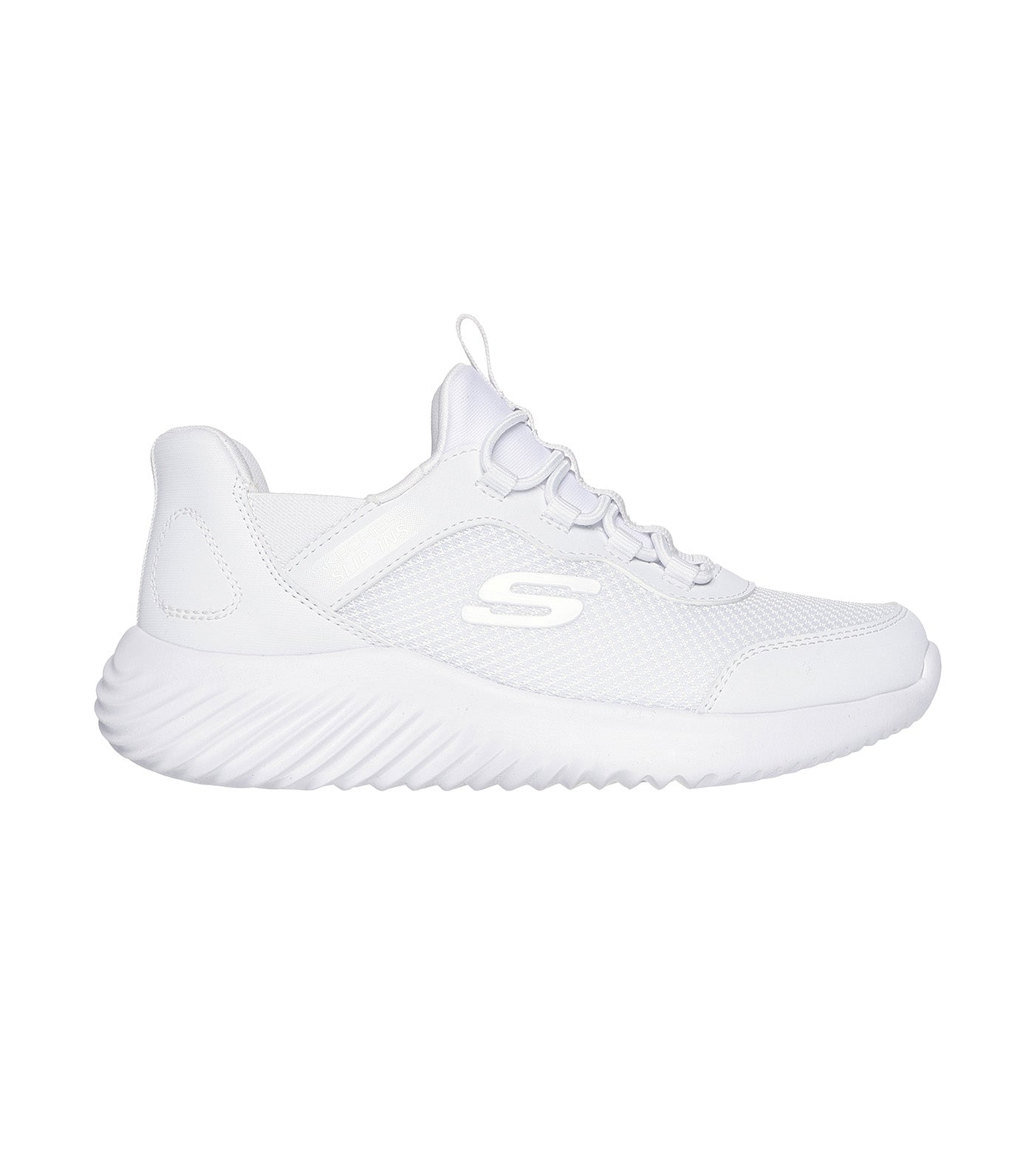 Boys Bounder Slip-Ins Sneaker White