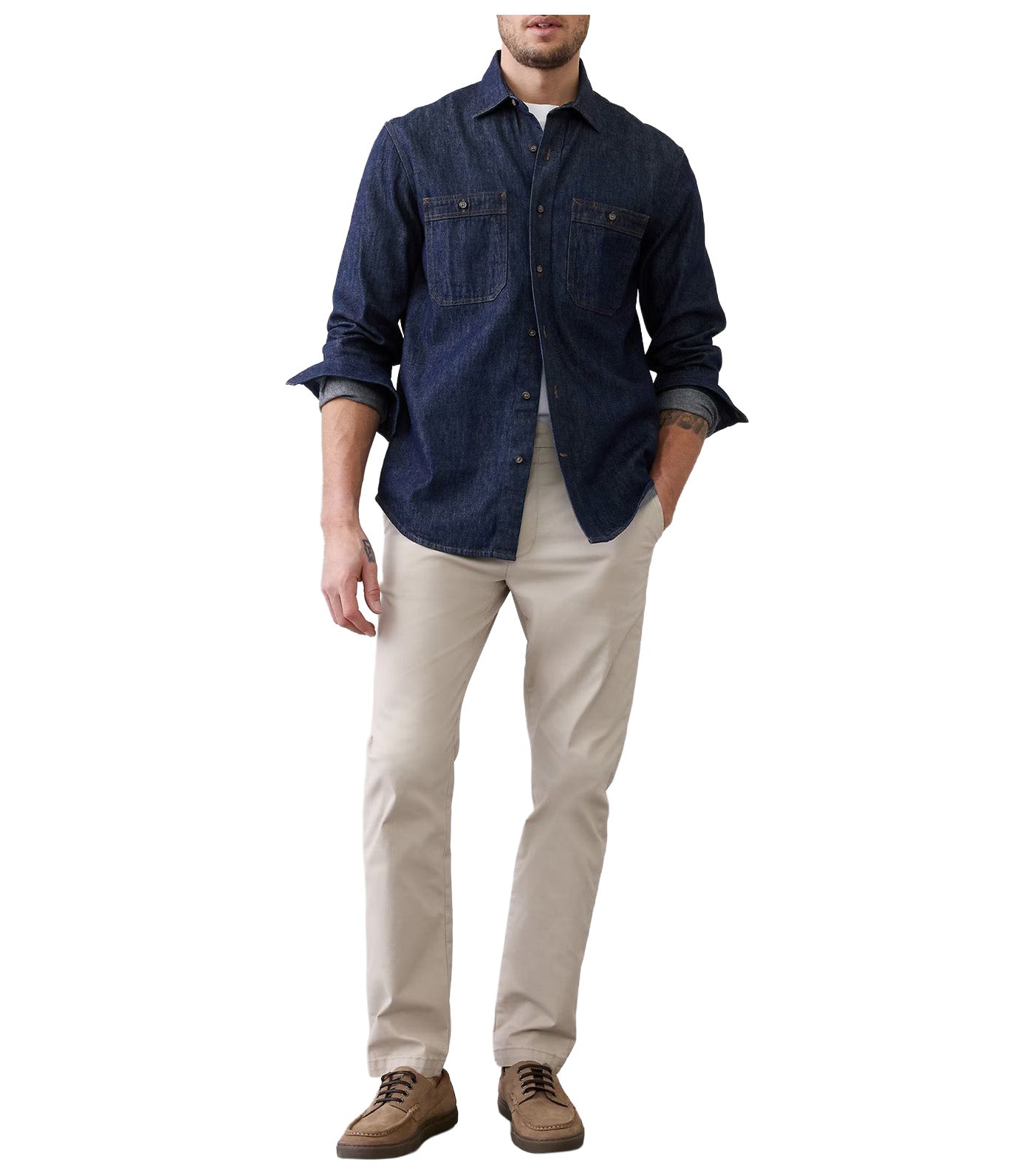 Banana Republic Slim Lived-In Chino Natural Stone