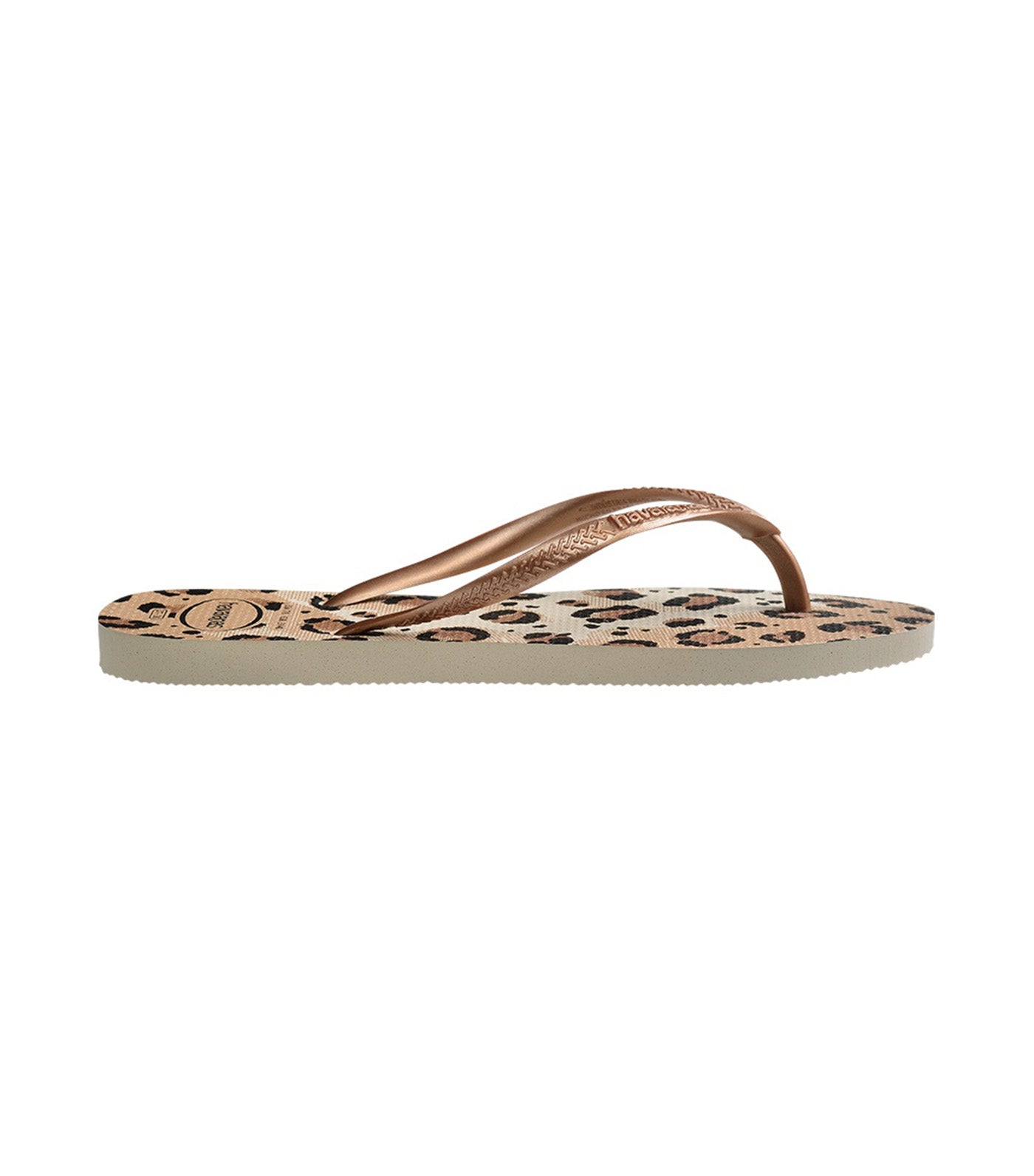 Slip Animals Flip Flops Beige/Beige
