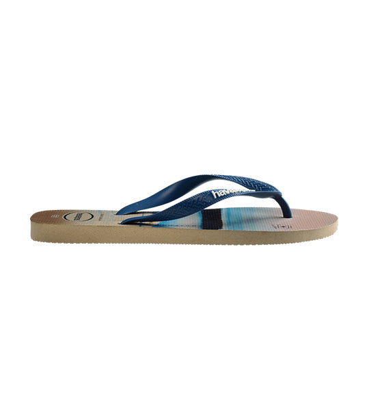 Hype Flip Flops Sand/Blue Comfy