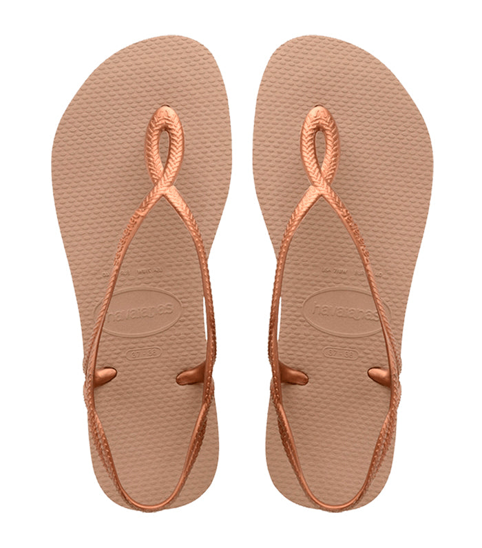Luna Sandals Rose Gold/Rose Gold