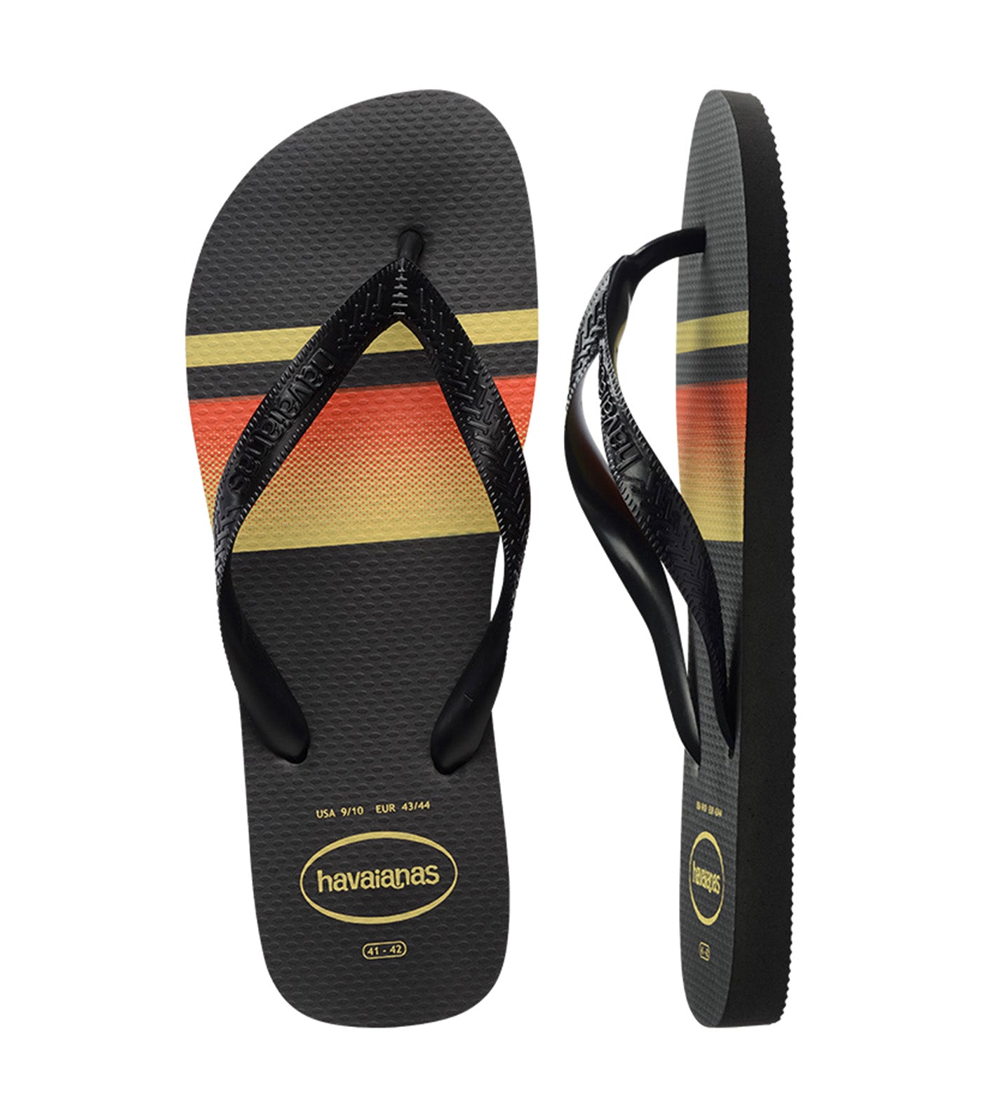 Top Basic Flip Flops Black/Black/Black/Black