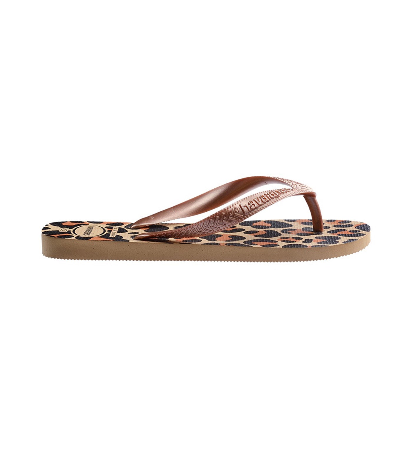 Havaianas Top Animals Flip Flops Golden