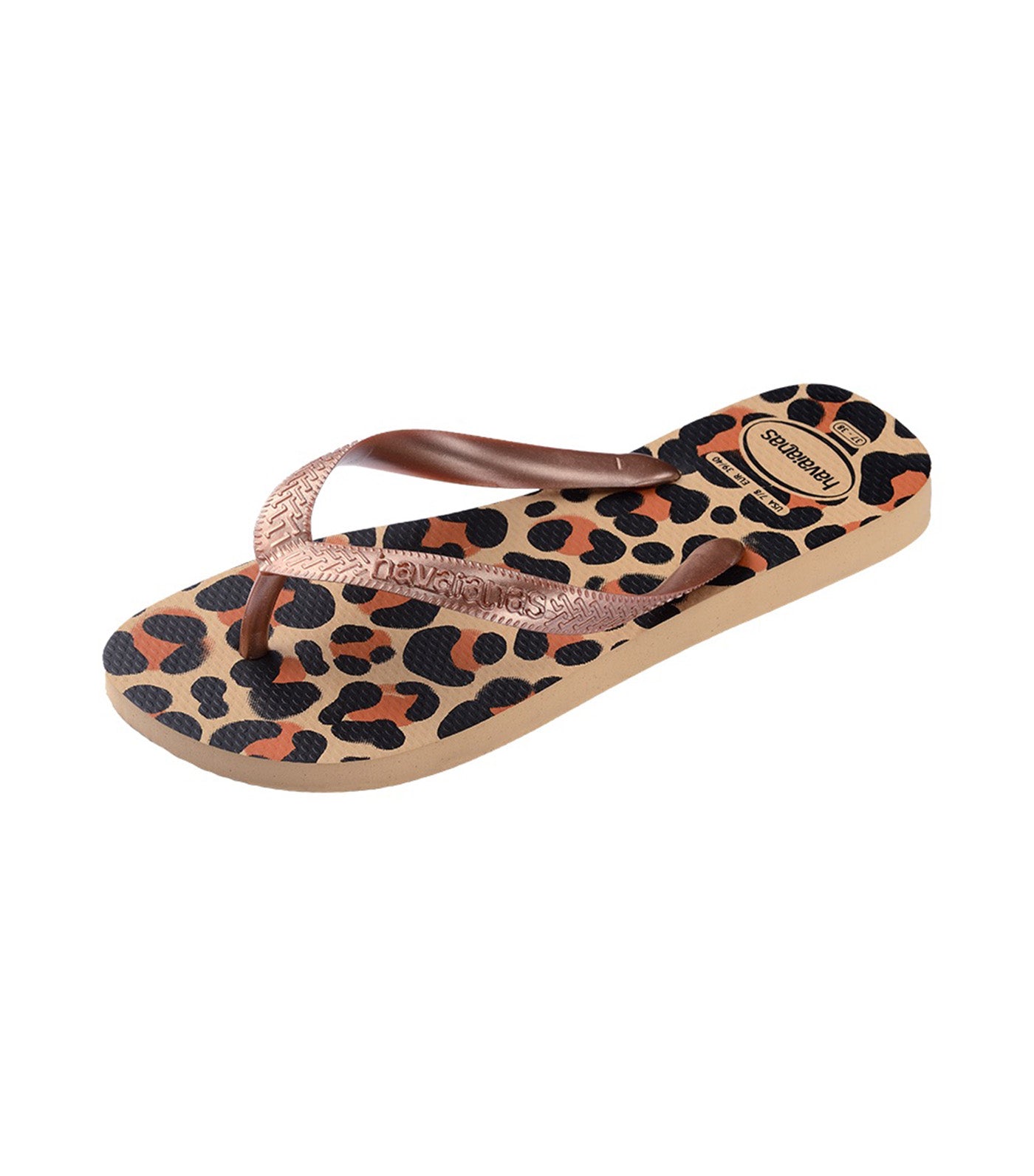 Havaianas Top Animals Flip Flops Golden