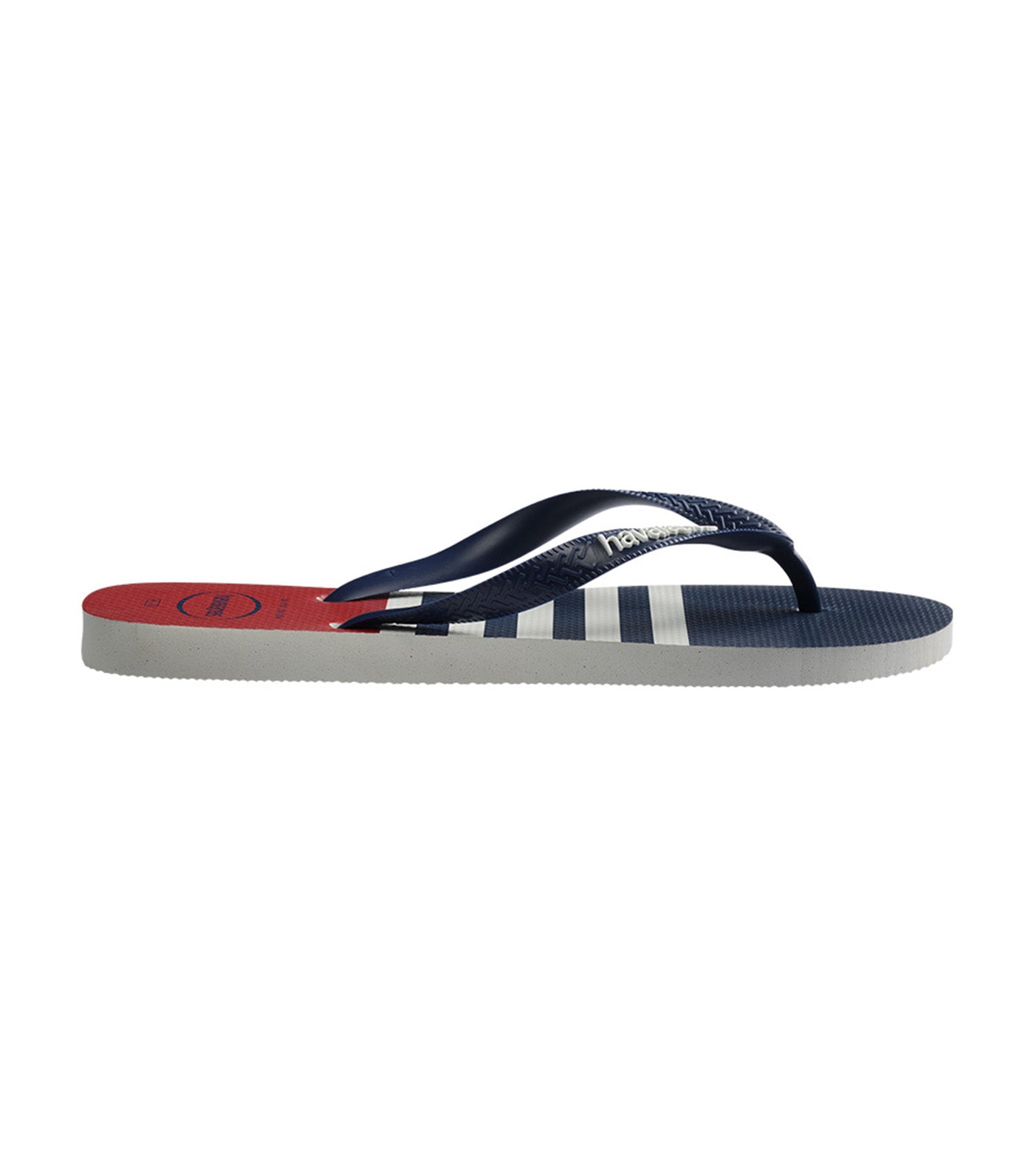 Havaianas Top Nautical Flip Flops White/Navy/Red Apache